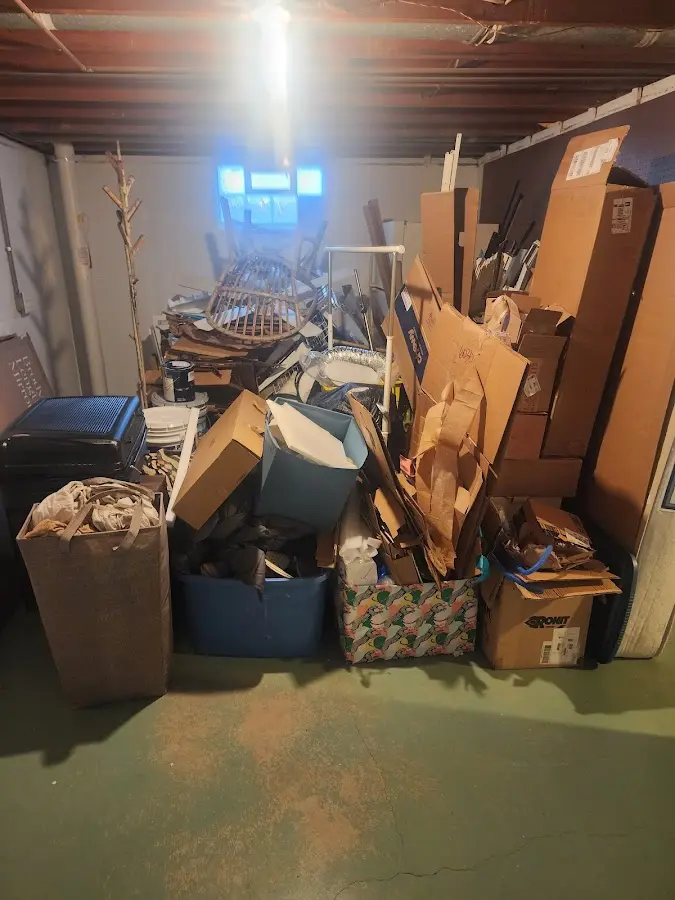 Roll-off dumpster container at job site for 20 Yard Dumpster Rental in Aberdeen